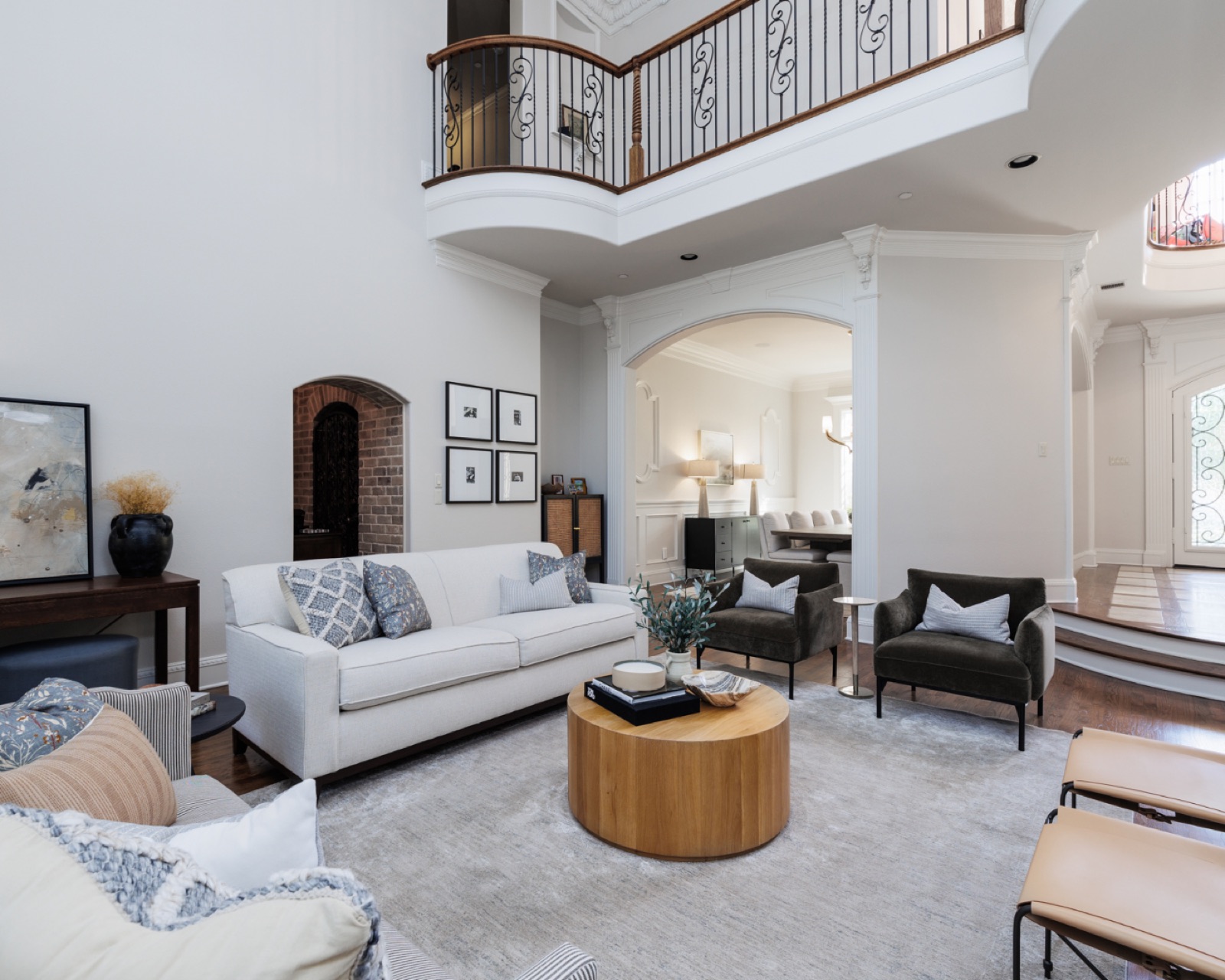 Styled luxury sitting room photographed by Rosse Media